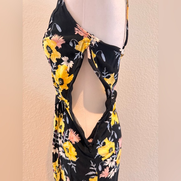 H&M Divided Floral Faux Wrap Maxi Dress – Size 4 - Picture 8 of 13